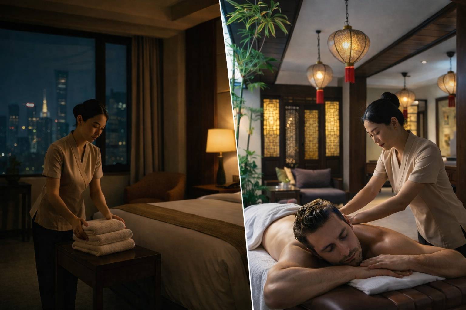 In-call vs outcall massage comparison in Shanghai